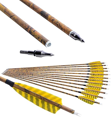 ARCHERY CARBON HUNTING ARROWS 30"