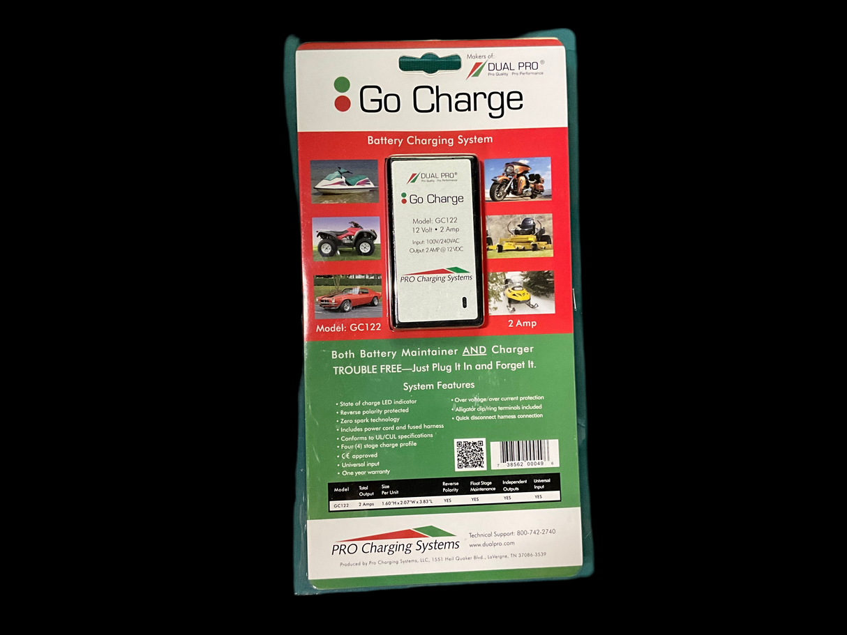 DUAL PRO GO BATTERY CHARGING SYSTEM