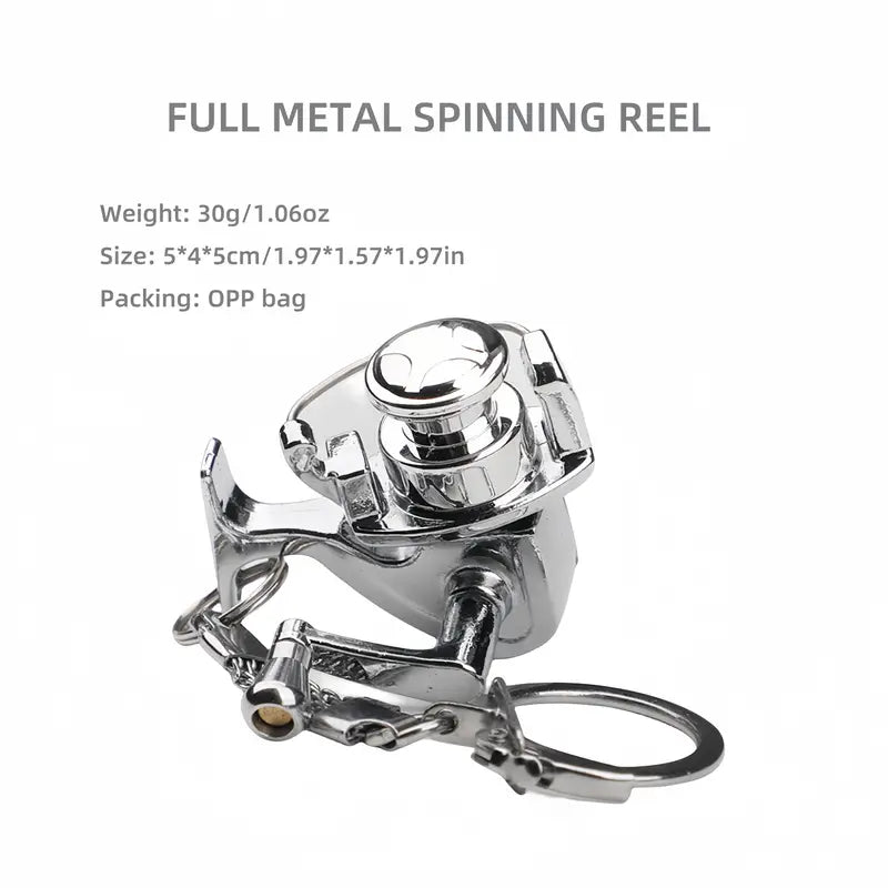 FISHING MINI REEL KEYCHAIN