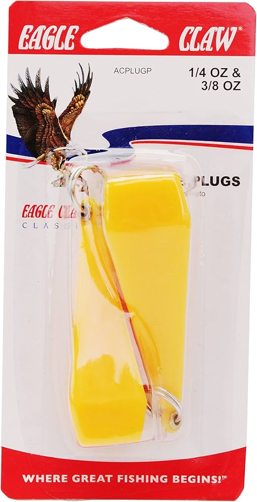 EAGLE CLAW RUBBER PRACTICE PLUGS 2PK