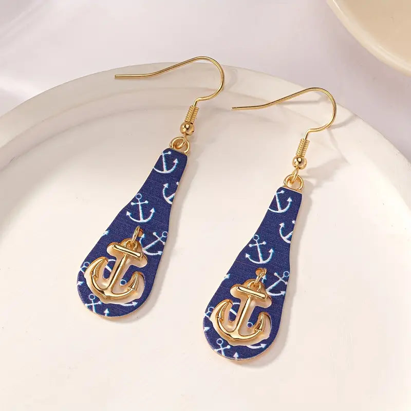 ANCHOR DROP EARRINGS