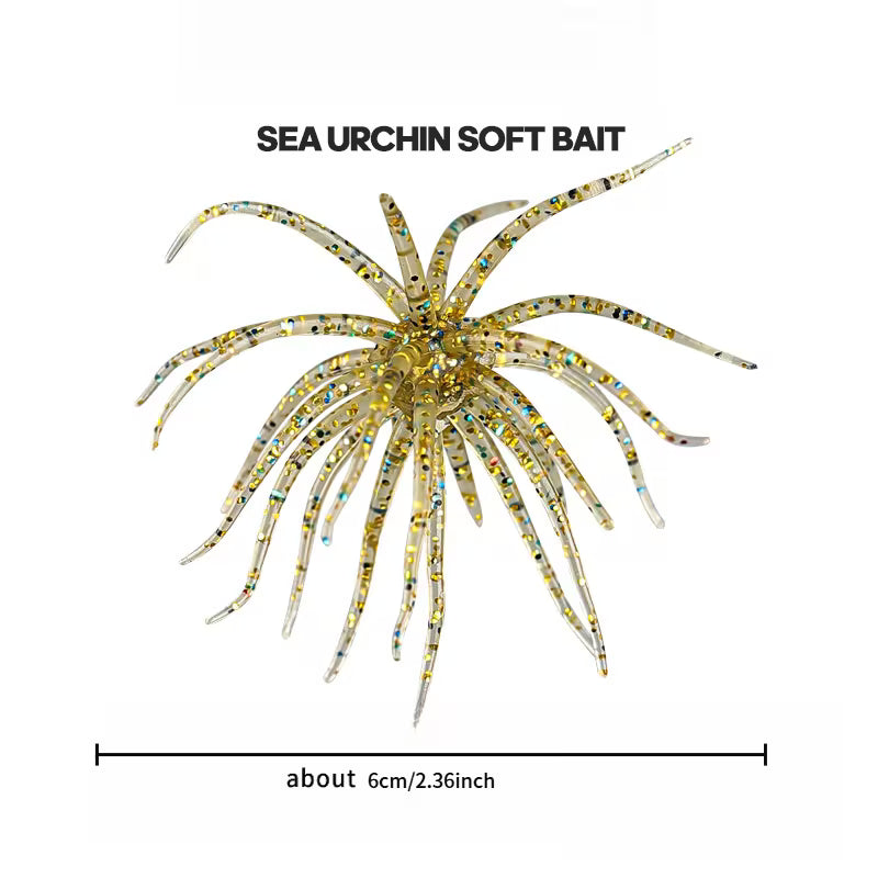 MINI BIONIC GOLDEN SEA URCHIN SOFT BAIT LURE 1PK