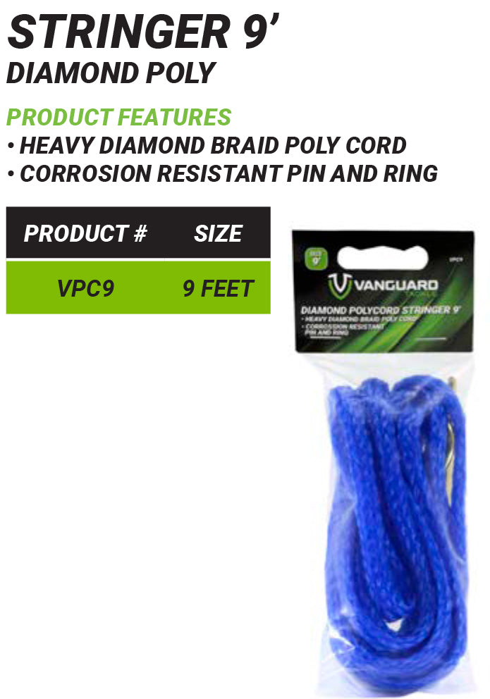 VANGUARD TACKLE DIAMOND POLYCORD STRINGER 9'