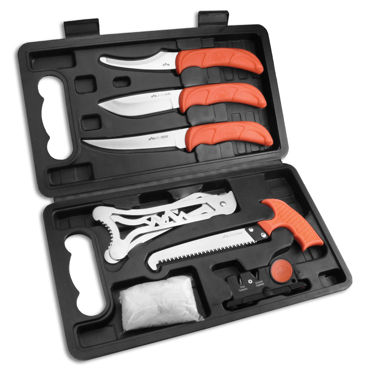 OUTDOOR EDGE JAEGRPAK GAME PROCESSING 7 PIECE SET WITH CASE