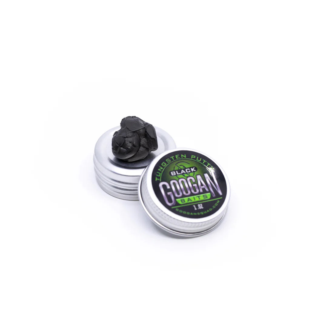 GOOGAN BAITS TUNGSTEN PUTTY GREEN SERIES BLACK