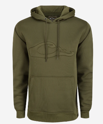 DRAKE BACK EDDY EMBOSSED HOODIE