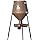 BOSS BUCK 200 LB DEER FEEDER/HUNTING DURABLE LIGHTWEIGHT PLASTIC UV PROTECTED WINDPROOF WATERPROOF GRAVITY FEED SYSTEM WITH PROTEIN 3 FEED TUBES HEAD