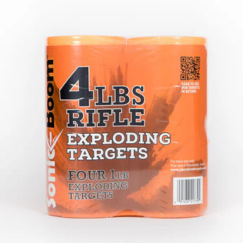 SONIC BOOM RIFLE EXPLODING TARGETS