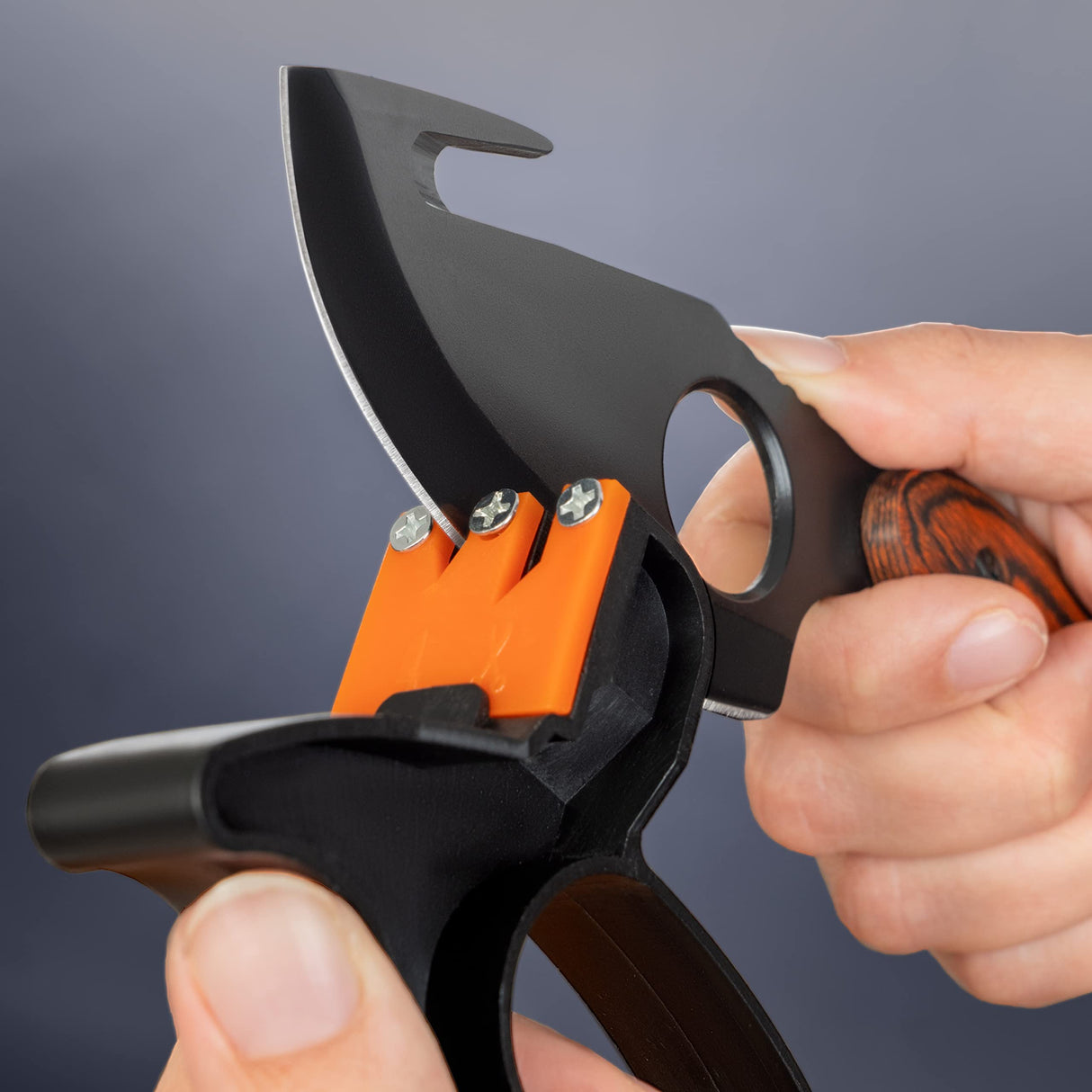 MAXAM KNIFE SHARPENER 2IN1