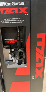 ABU GARCIA MAX SX CASTING COMBO 4PC TRAVEL KIT