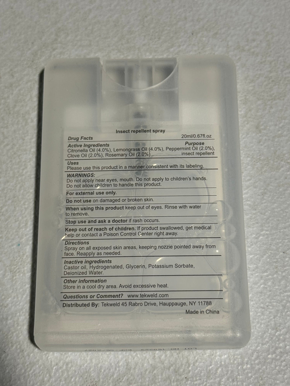 RCBT LOGO INSECT REPELLENT
