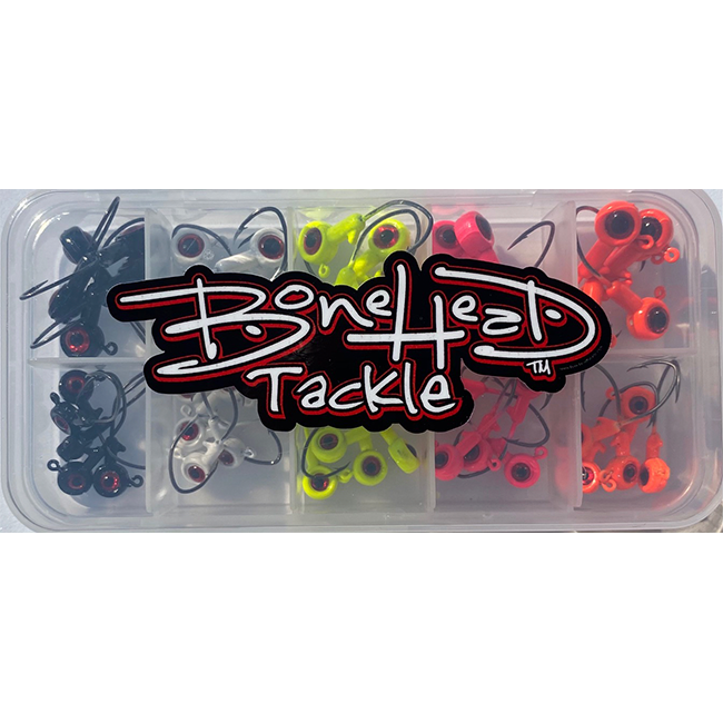 BONEHEAD TACKLE TERMINAL TACKLE PACK JIG HEADS