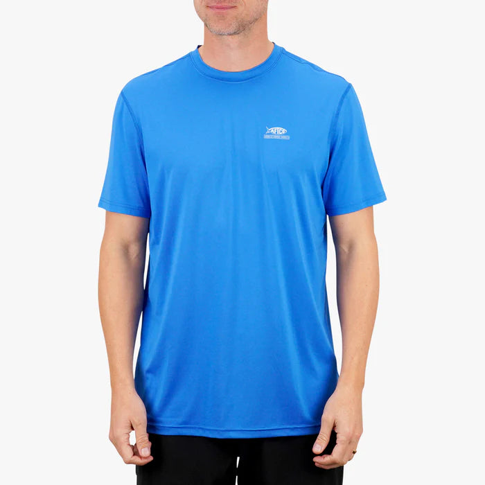 AFTCO JIGFISH UVX AMERICANA SS PERFORMANCE SHIRT