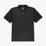 AFTCO CYPRESS PRINTED PERFORMANCE POLO SHIRT