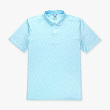 AFTCO CYPRESS PRINTED PERFORMANCE POLO SHIRT