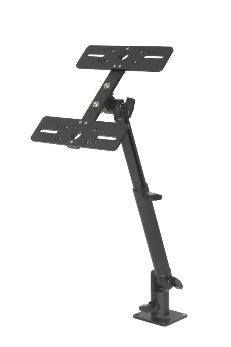 MILLENNIUM MARINE MM-002 BLACK DOUBLE MONITOR MOUNT
