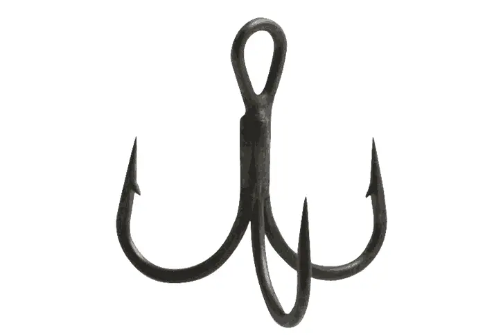 OWNER SHORT SHANK WG TREBLE HOOKS