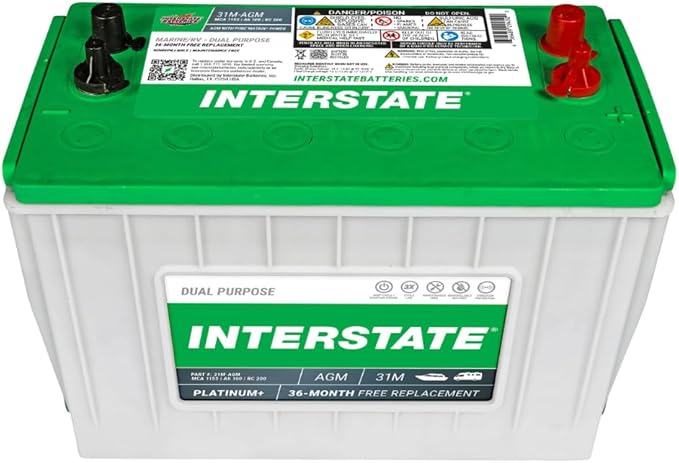 INTERSTATE BATTERY SRM-27 600CCA 750MCA 160RC 88AH