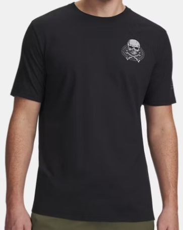 UNDER ARMOUR MENS FREEDOM FIRE SKULL T-SHIRT