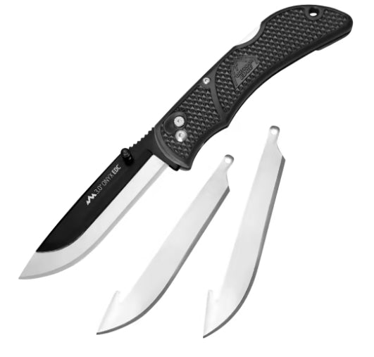 OUTDOOR EDGE RAZOR ONYX 3.5" REPLACEABLE BLADE CARRY KNIFE