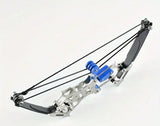 AMBIDEXTROUS 5.5" MINI ARCHERY BOW SET WITH 10 ARROWS & TARGET
