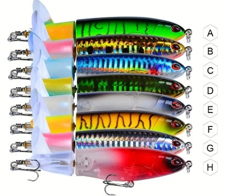 TOPWATER ROTATING TAIL FISHING LURES