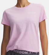 UNDER ARMOUR WOMENS FREEDOM BANNER T-SHIRT