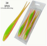 LARGE FORKTAIL SOFT BAIT 7" SPLIT TAIL WORM