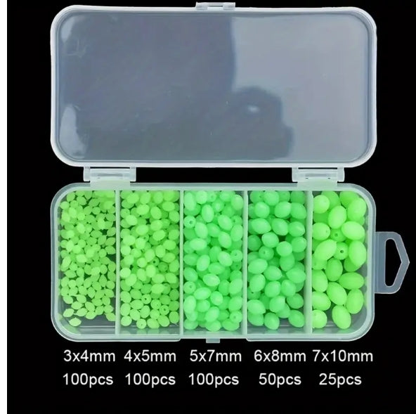 GLOW-IN-THE-DARK FLOAT BEADS 375pcs