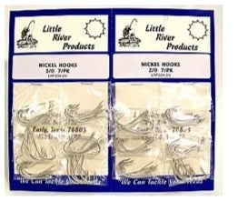 LITTLE RIVER NICKEL TROTLINE HOOKS 3/0 7PK