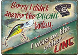 Tin signs, River edge
