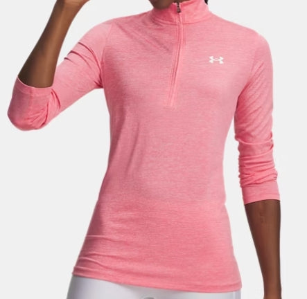 UNDER ARMOUR WOMENS TECH 1/2 ZIP TWIST