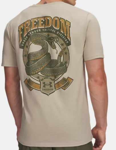 UNDER ARMOUR MENS FREEDOM SNAKE T-SHIRT