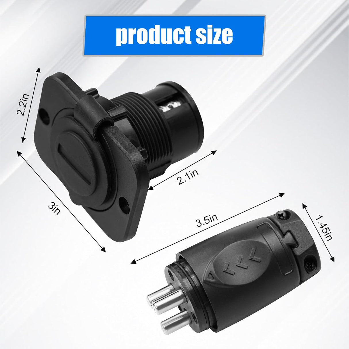 Trolling Motor Plug & Receptacle