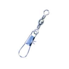 EAGLE CLAW BARREL SWIVEL W/ INTERLOCK SNAP