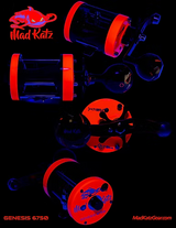 MAD KATZ GENESIS 6750 VIVID BAITCAST REEL (IT GLOWS)