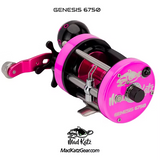 MAD KATZ GENESIS 6750 PINK MAGENTA GLOW REEL