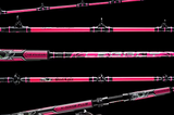 MAD KATZ PINK LEGACY CASTING ROD (IT GLOWS)