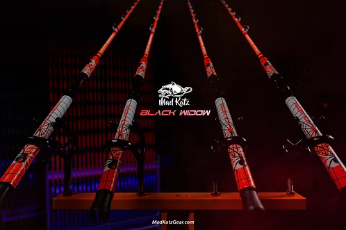 MAD KATZ THE BLACK WIDOW LEGACY ROD (IT GLOWS)