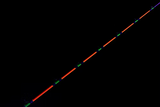 MAD KATZ ORANGE CRUSH SPINNING ROD (IT GLOWS)