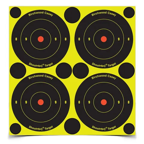 BIRCHWOOD CASEY SHOOT-N-C 3" ROUND REACTIVE TARGETS