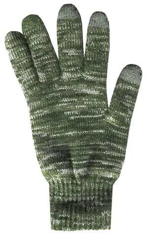 KNIT GLOVE WITH TEXTING FINGERS