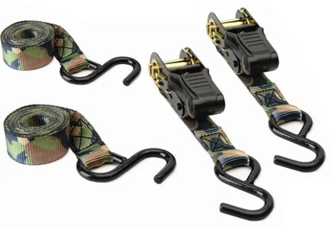 HME CAMO WEBBING RATCHET STRAPS