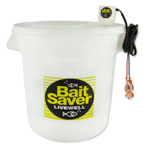 MARINE METAL BAIT SAVER 10GAL LIVEWELL BUCKET W/ AERATOR