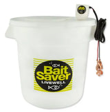 MARINE METAL BAIT SAVER 10GAL LIVEWELL BUCKET W/ AERATOR