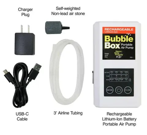 MARINE METAL PRODUCTS RECHARGABLE BUBBLE BOX PORTABLE AIR PUMP