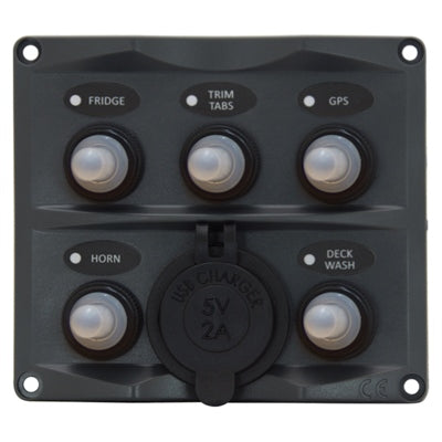 MARPAC WATER RESISTANT TOGGLE SWITCH PANEL