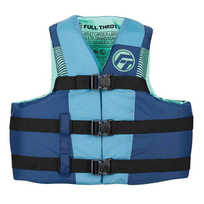 FULL THROTTLE ADULT NYLON LIFE JACKET S/M