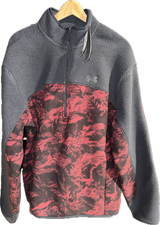 UNDER ARMOUR MENS CGI BASECAMP CAMO HALF-ZIP 50% OFF