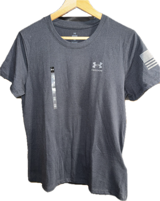 UNDER ARMOUR WOMENS FREEDOM FLAG T-SHIRT 50% OFF